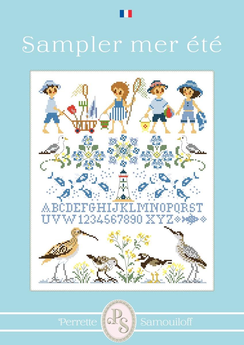 クロスステッチ　Perrette Samouiloff図案（夏） - Sampler mer ete