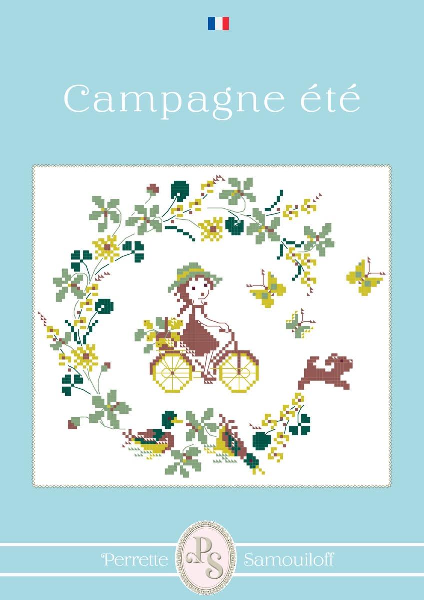 クロスステッチ　Perrette Samouiloff図案（夏） - Campagne ete