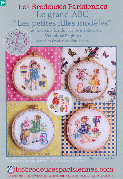 クロスステッチ洋書　Les petites filles modèles クロスステッチ洋書〉Les petites filles modeles