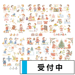 デ・ジィストワール・アブロデ　クロスステッチキット　サモイロフ 刺しゅうキット 『クロスステッチキット &Botanical ワイルド