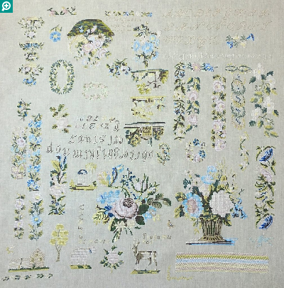 洋雑誌、洋書、輸入手芸のマガジンマート - クロスステッチ図案 サンプラー